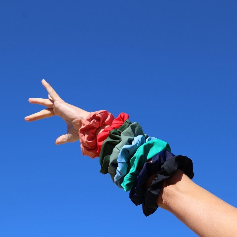 Eine Bikinihose als neues Lauf-Accessoire? Unsere Designerin im Upycycling Interview