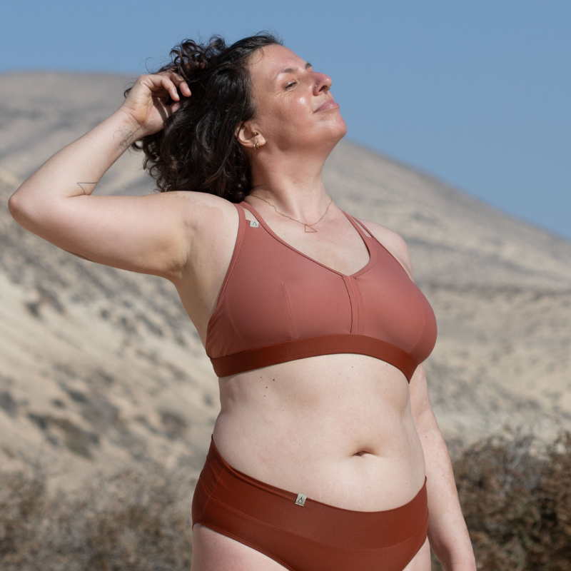 Sportbikini Oberteil WILD Earth