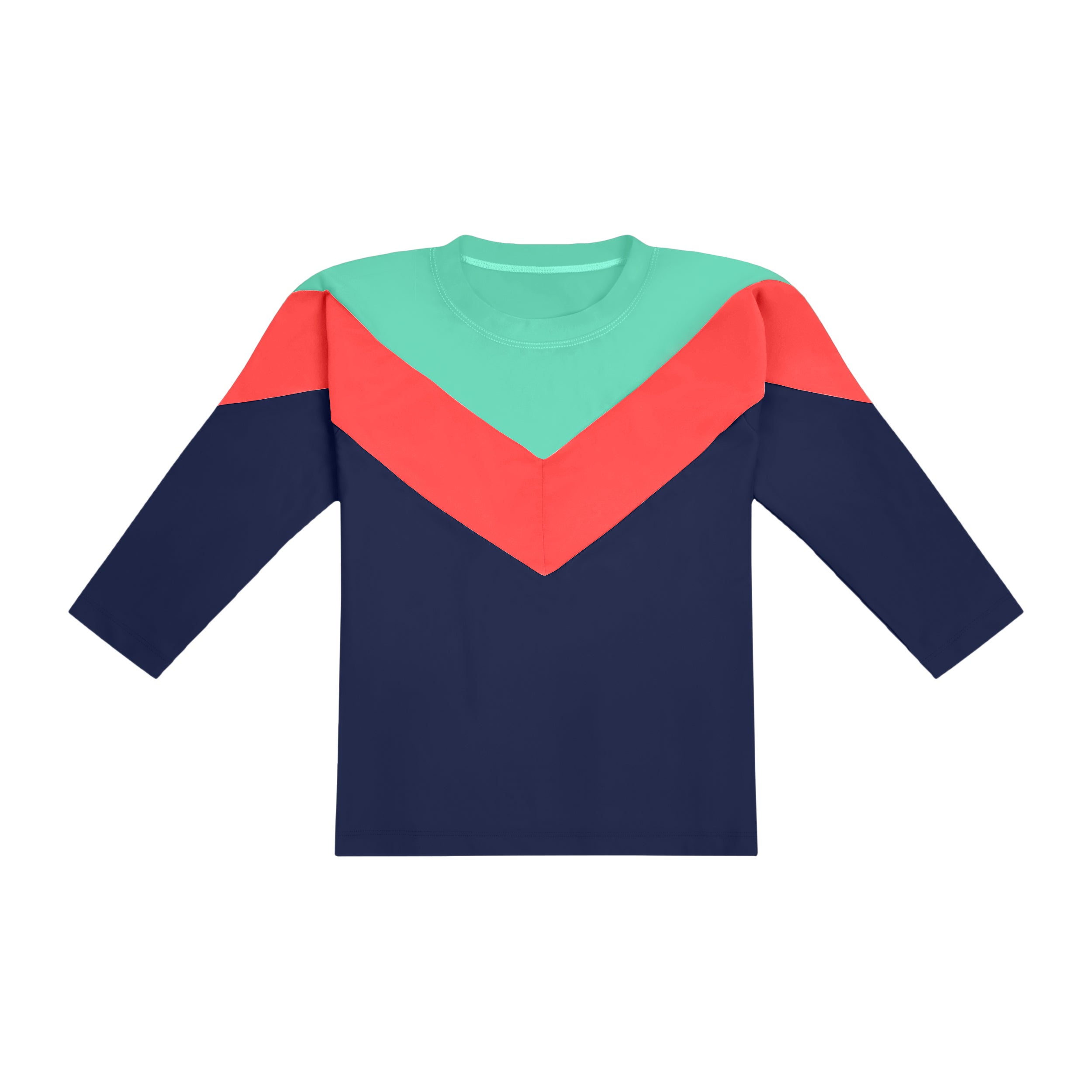 Children's UV protection long-sleeved shirt