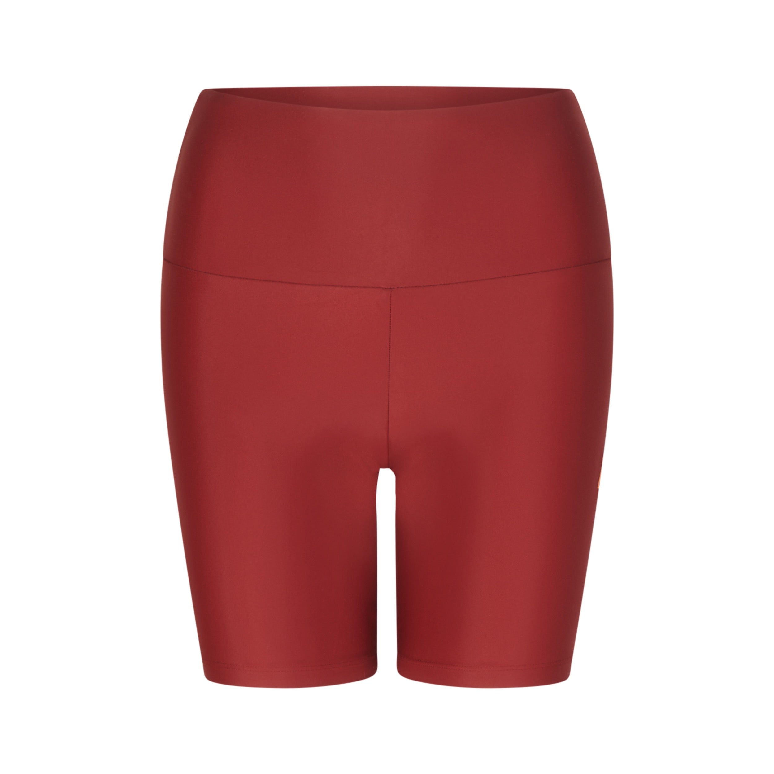 2nd Life High Waist Radler Dunkelrot