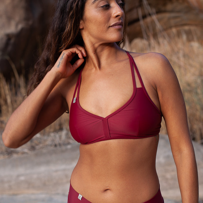 Multiway Bikini Oberteil CHILL Dunkelrot