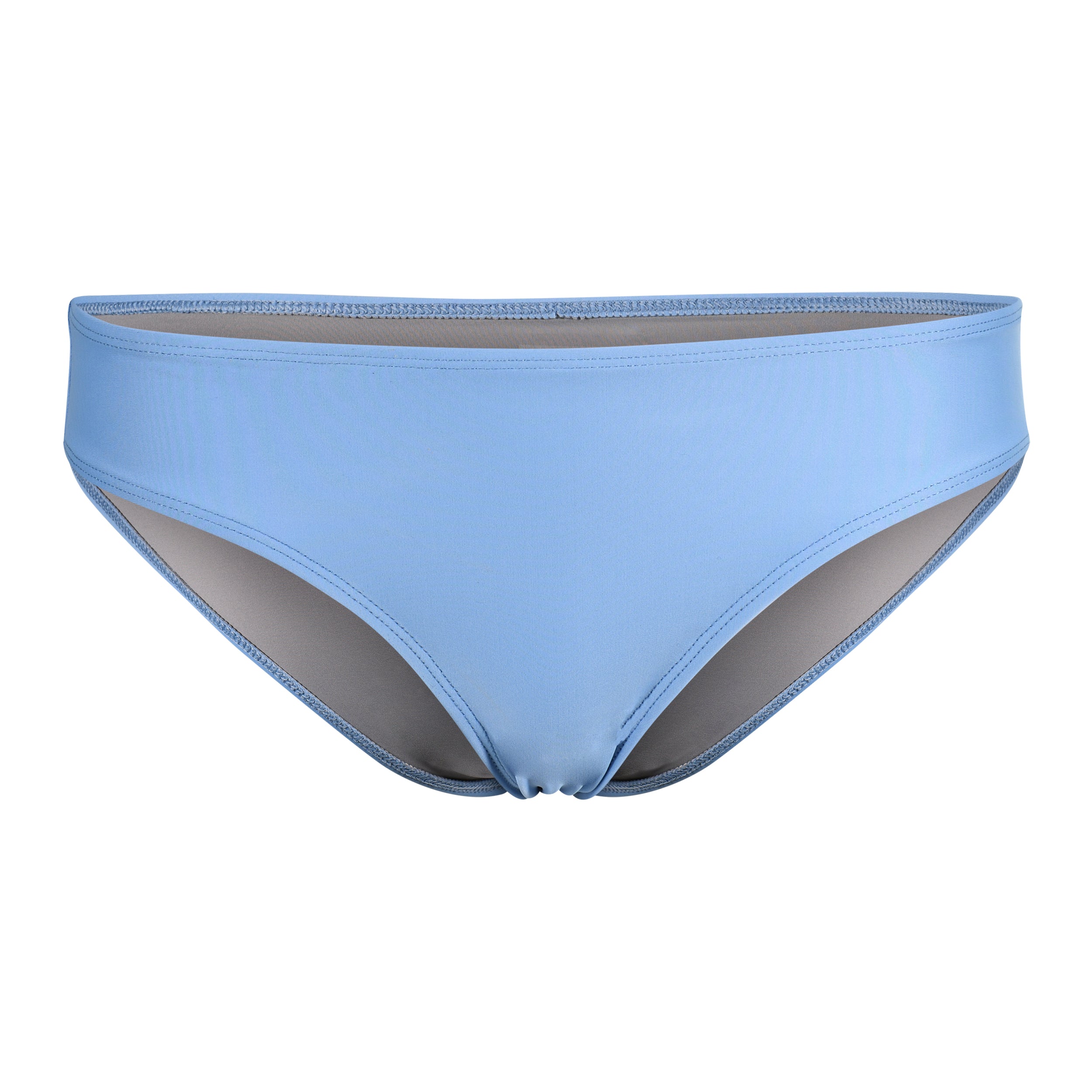 Regular Cut Bikini Hose CHILL Printed Label Hellblau