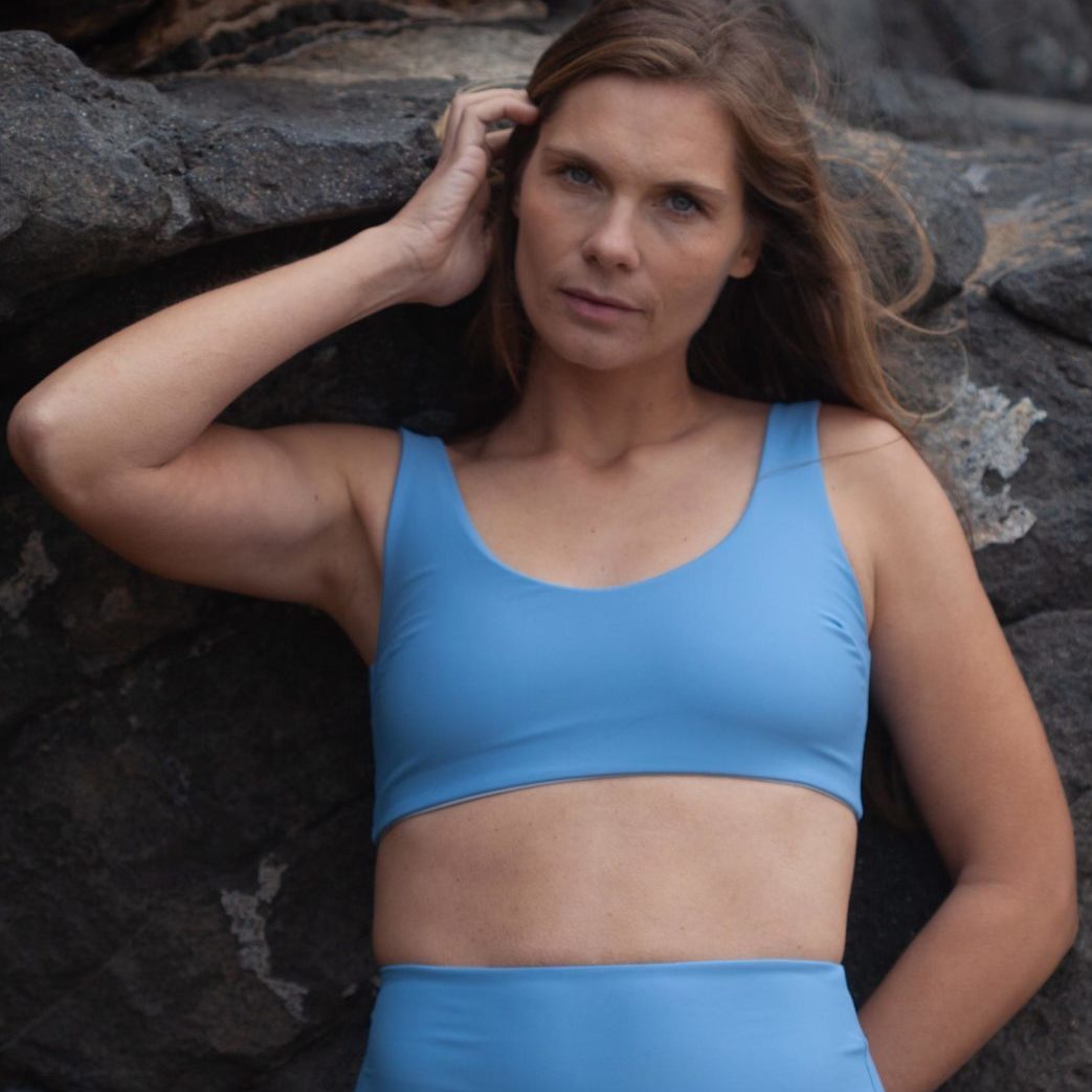 2nd Life Wendbares Bikini Oberteil PURE Hellblau