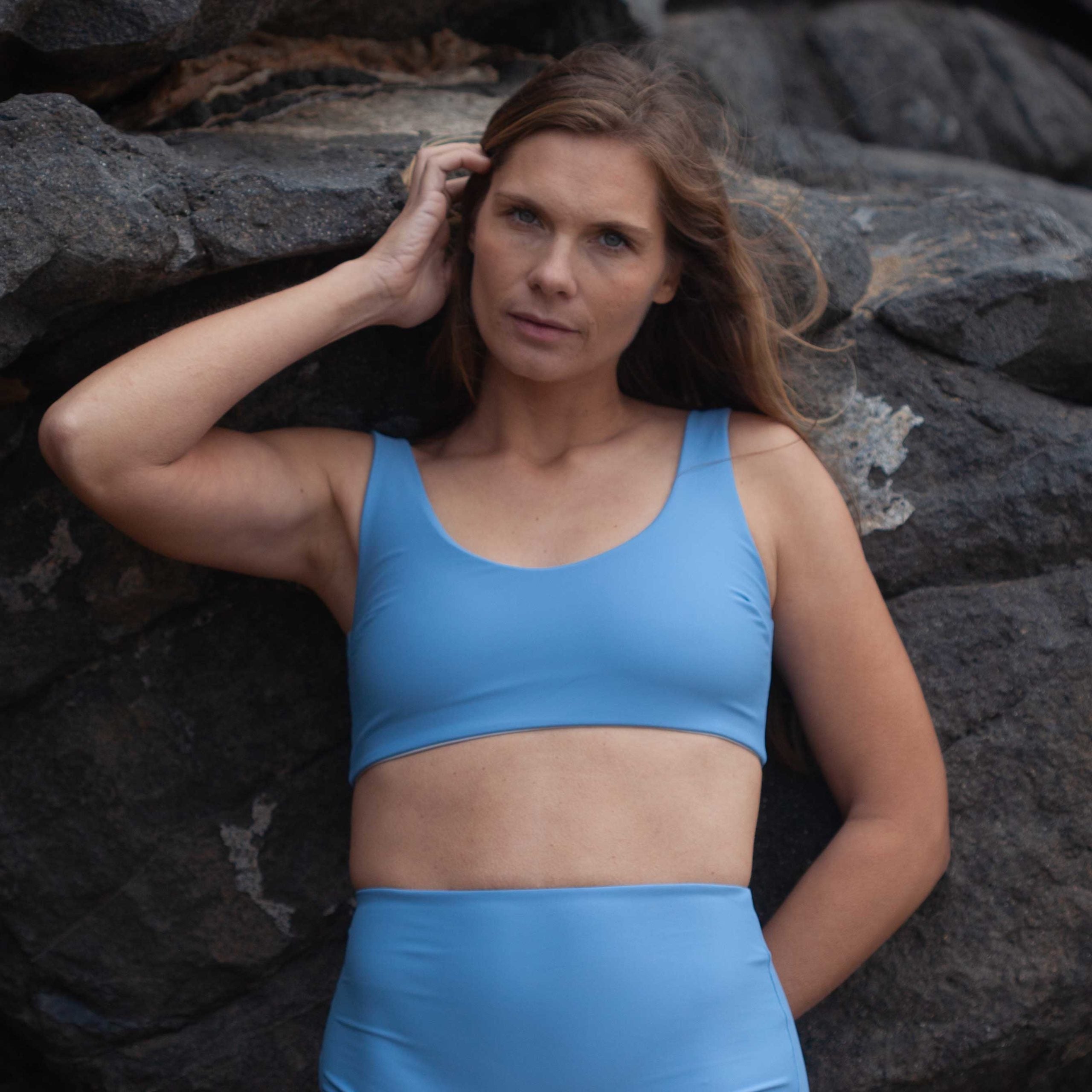 2nd Life Wendbares Bikini Oberteil PURE Hellblau