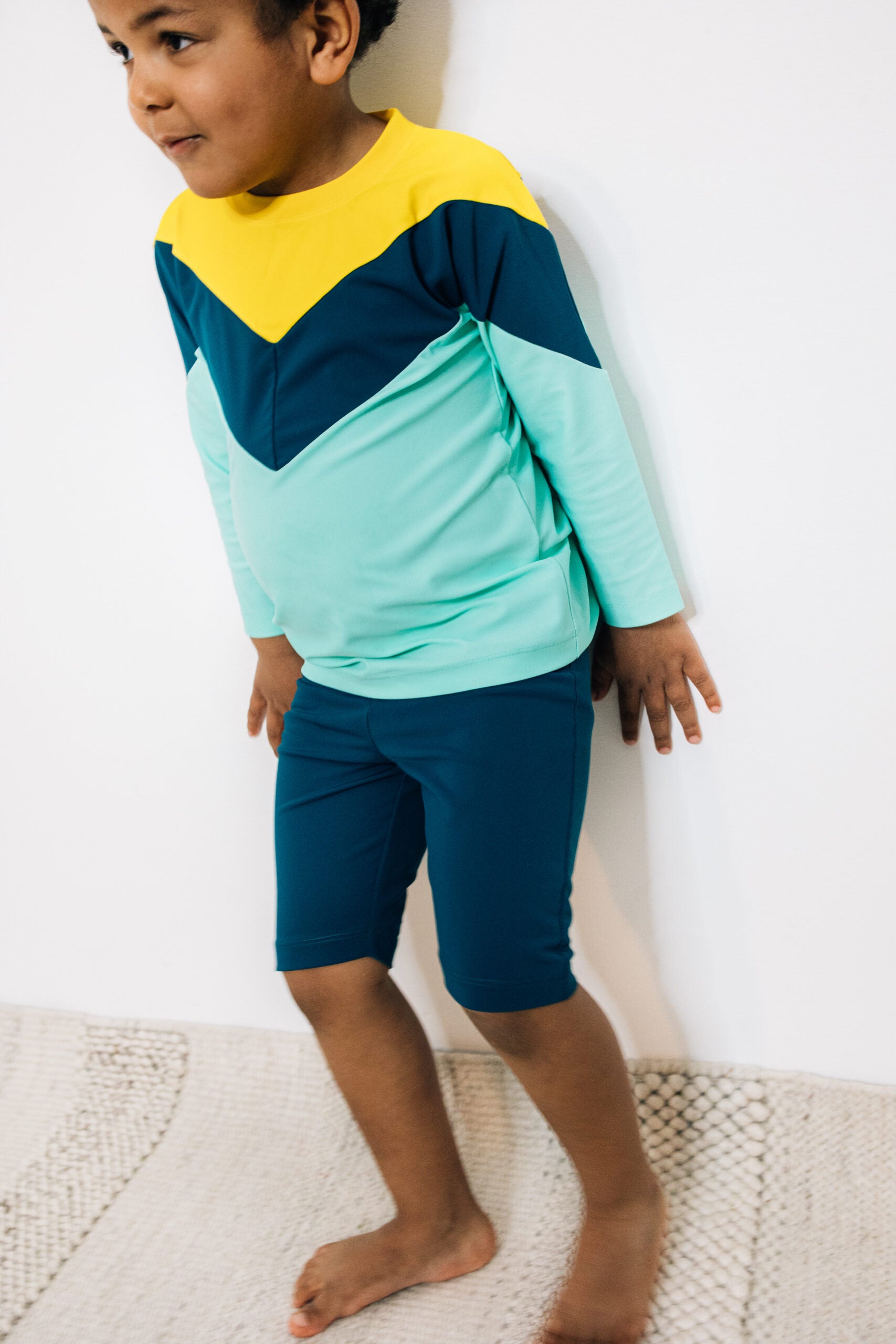 Children's UV protection long-sleeved shirt