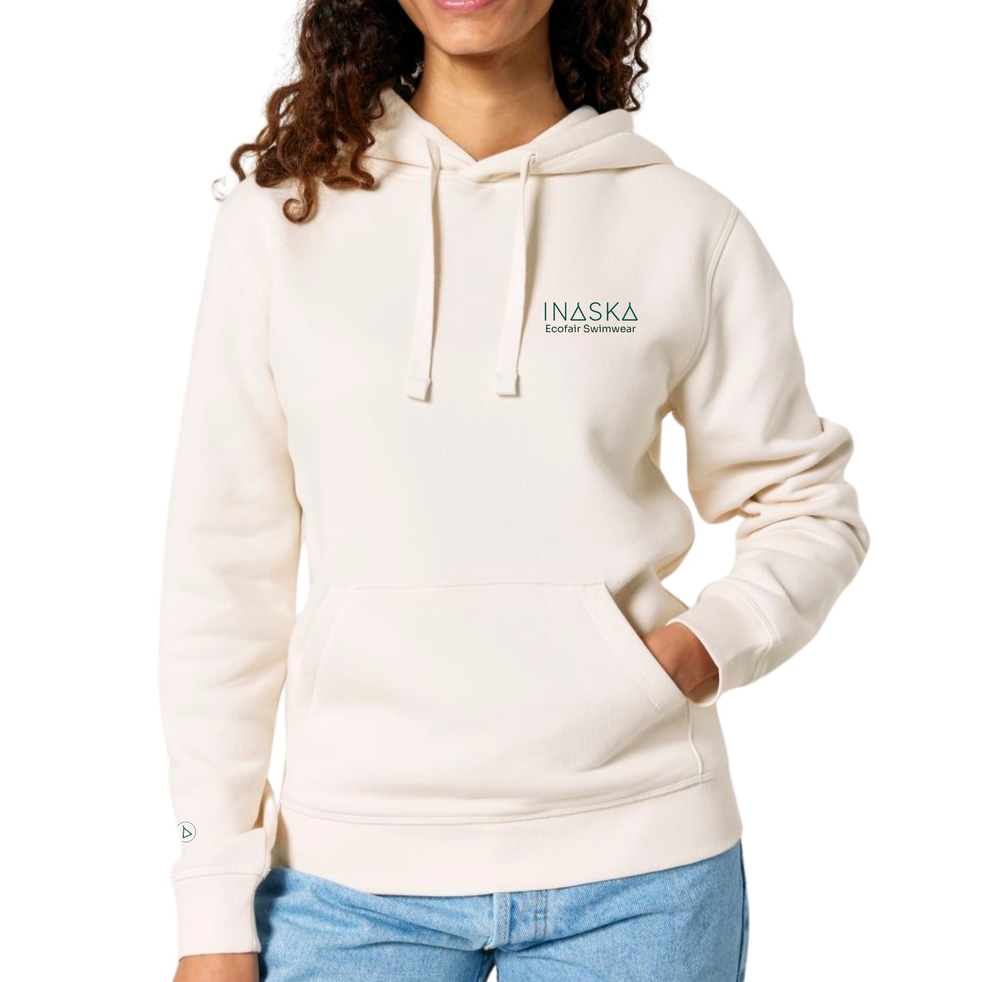 INASKA Hoodie Unisex Vintage White