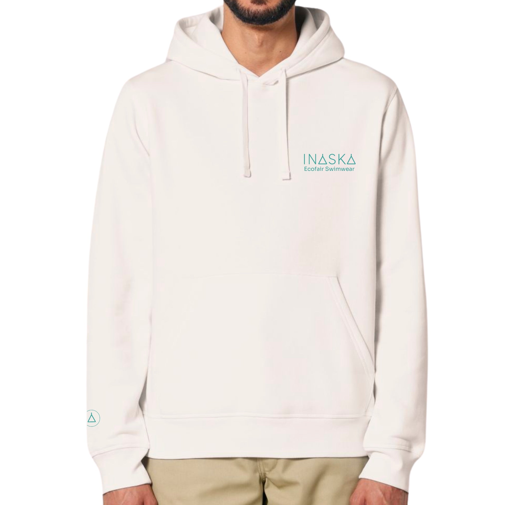 INASKA Hoodie Unisex Vintage White