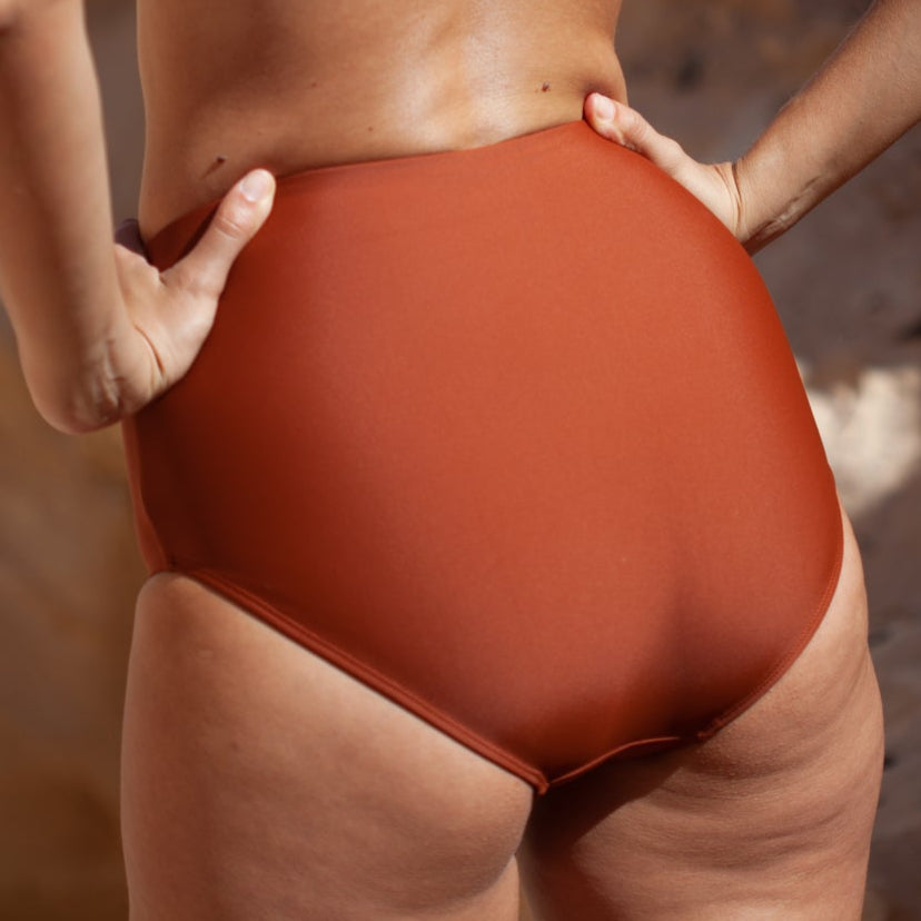 High Waist Bikini Bottom PURE Earth