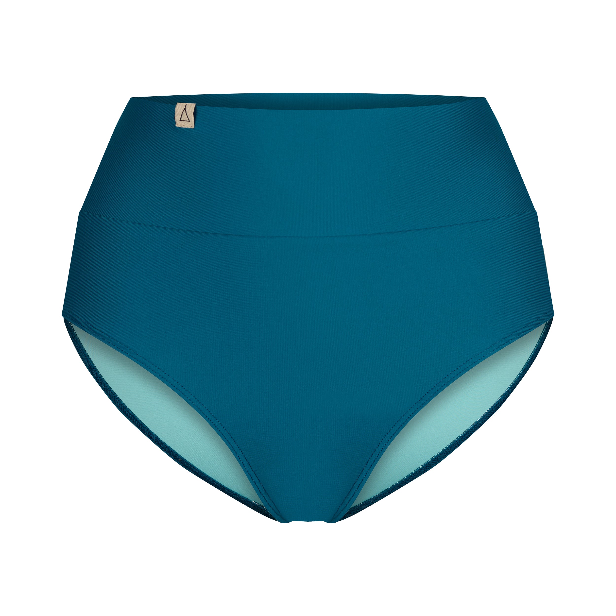 Soft High Waist Bikini Hose FEEL Petrol