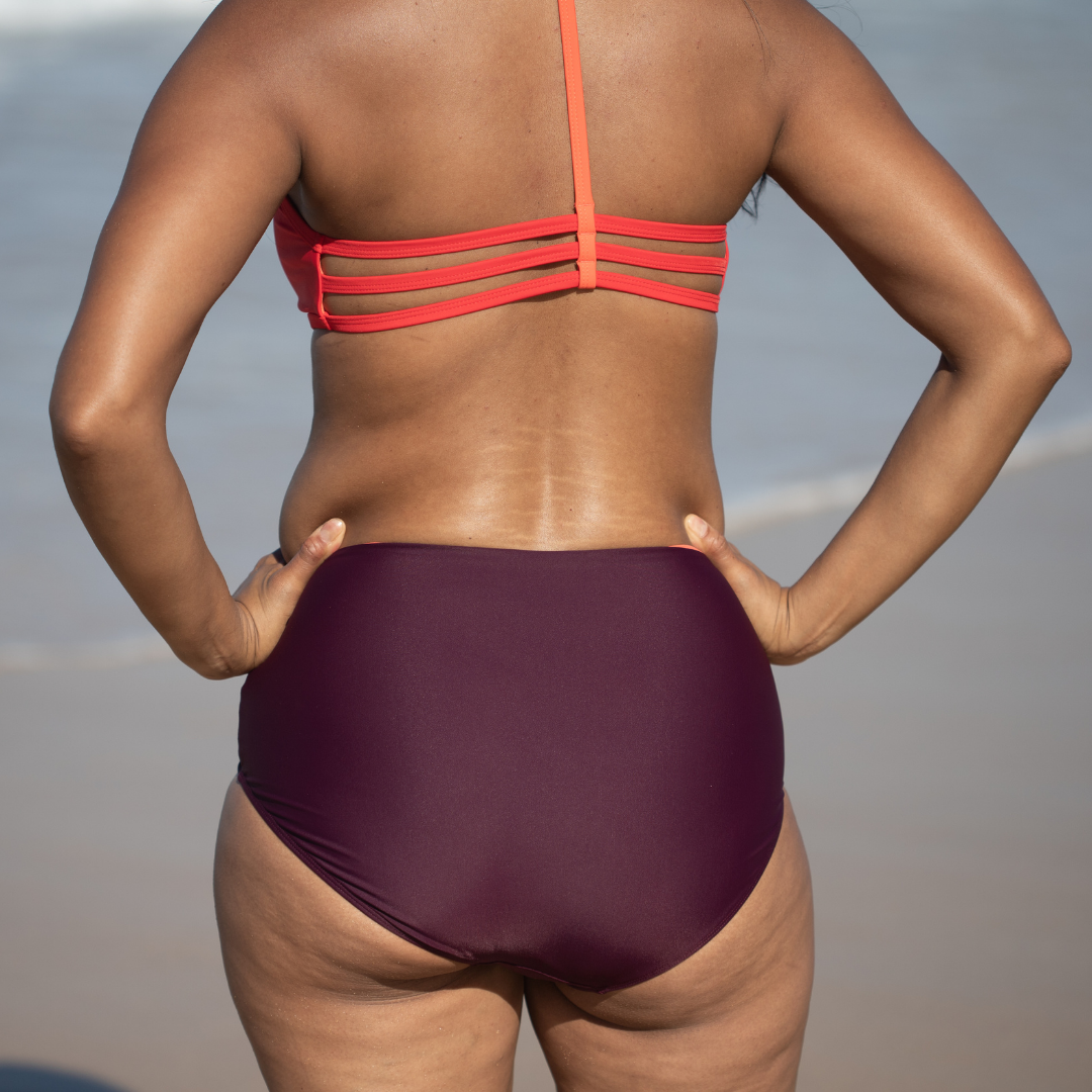 High Waist Bikini Bottom PURE Berries