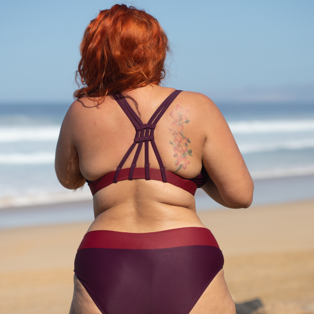 Soft Waist Bikini Hose FLOW Beere