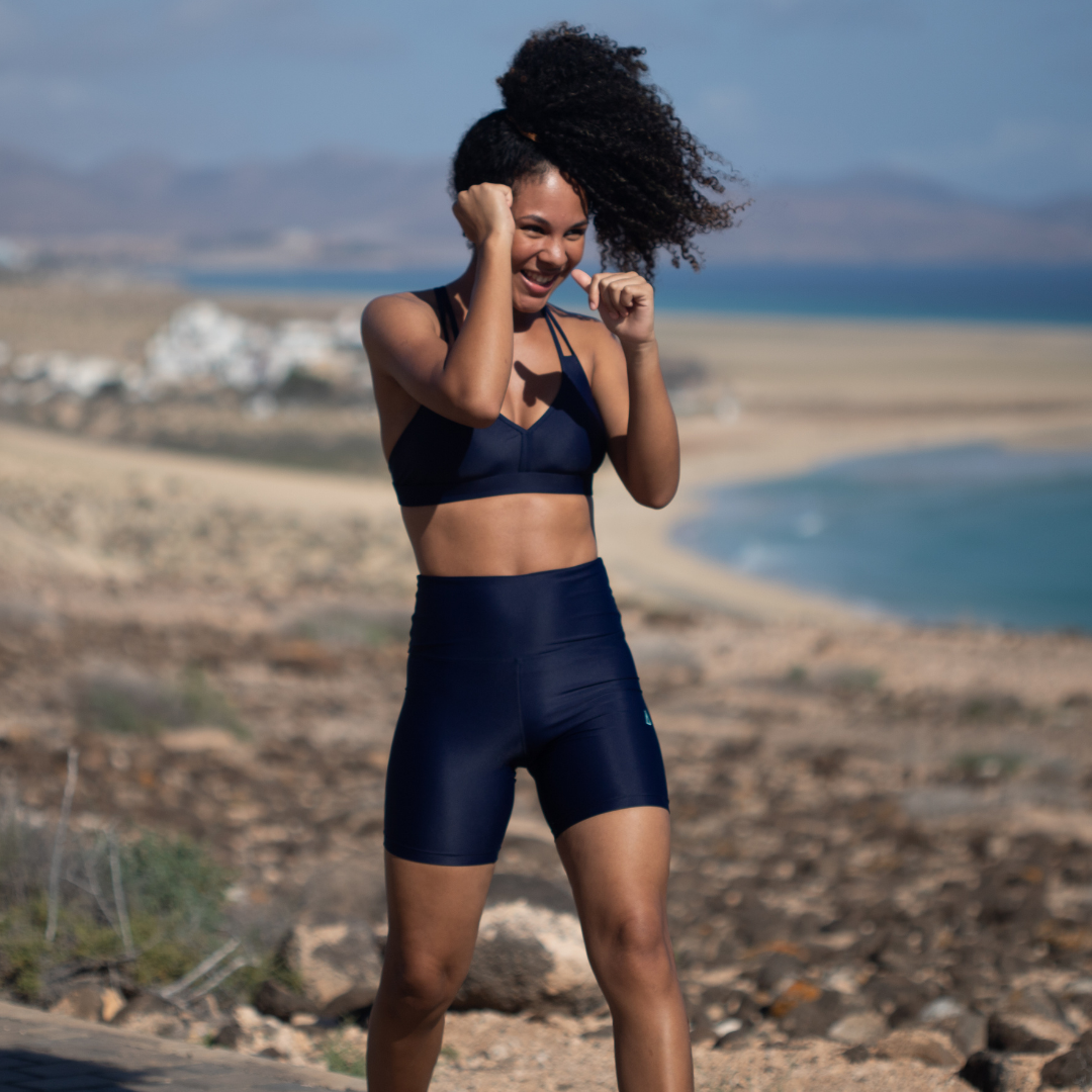 High Waist Radler CHILL Dunkelblau