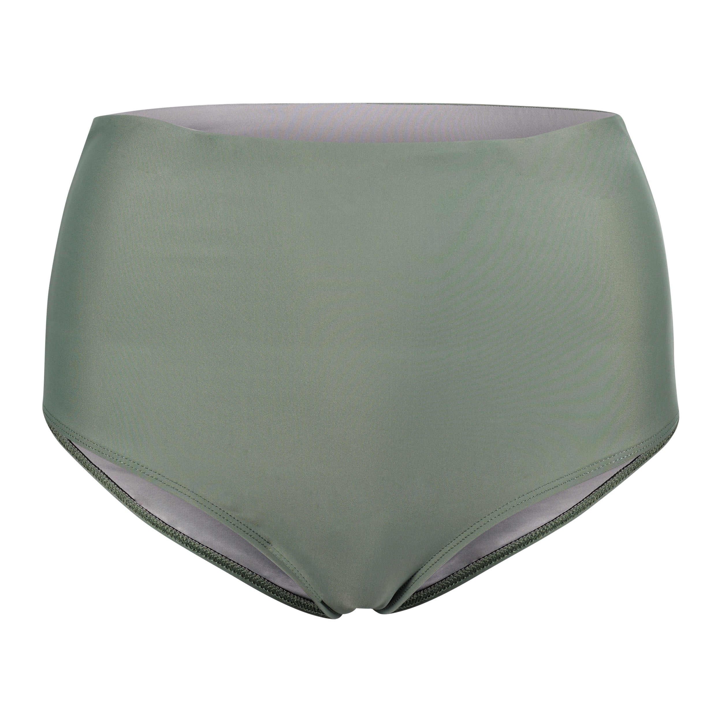 High Waist Bikini Hose PURE Khaki Printed Label