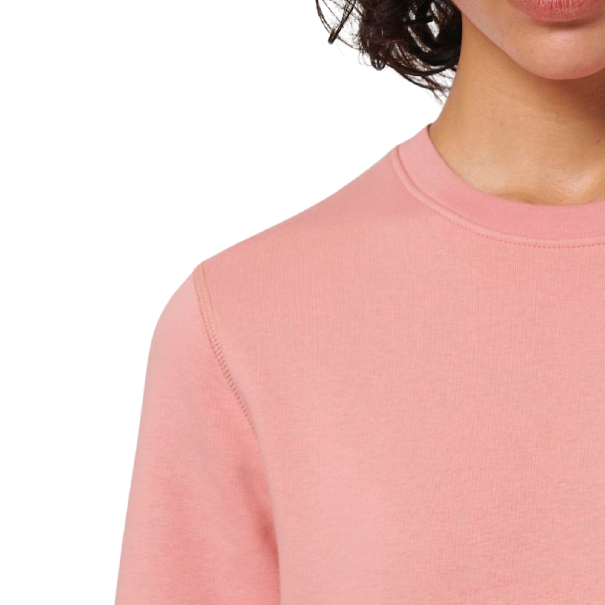 Statement Sweater Unisex Empower Soft Pink