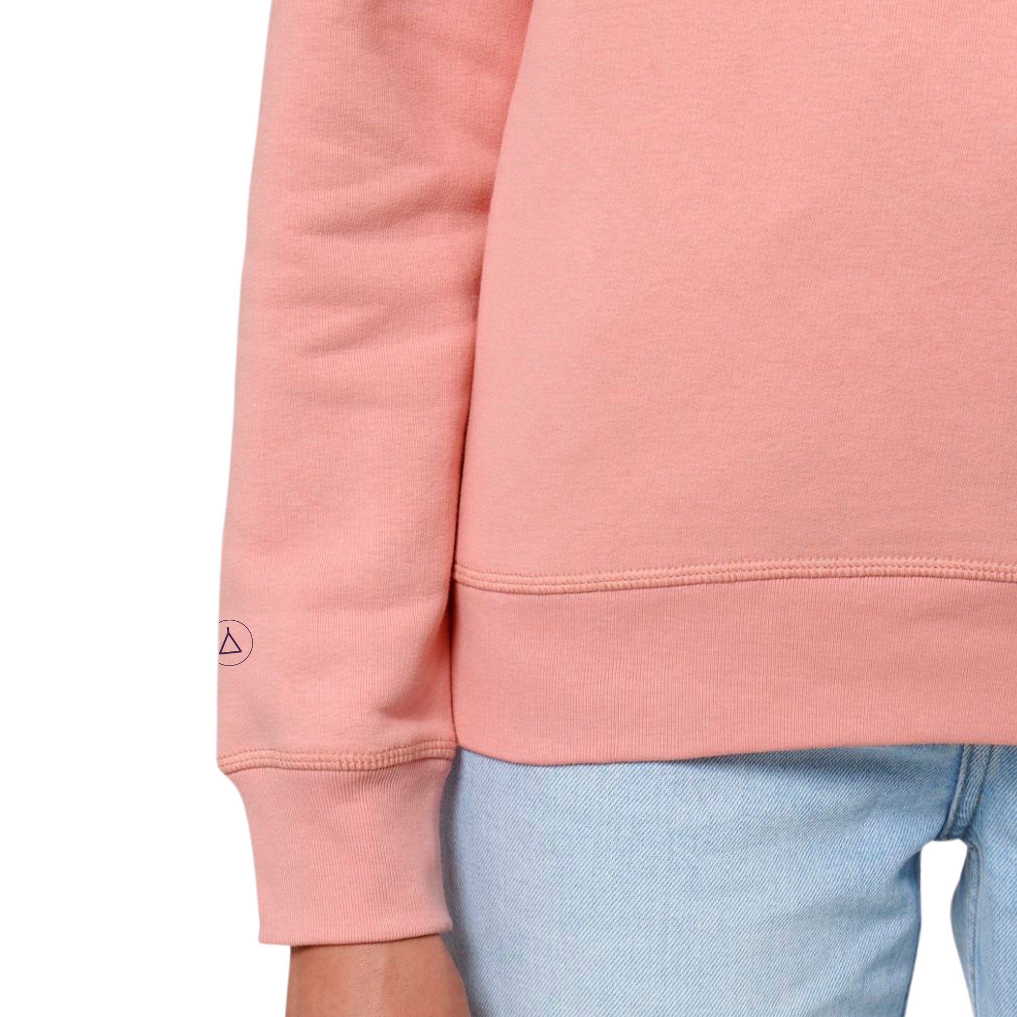 Statement Sweater Unisex Empower Soft Pink