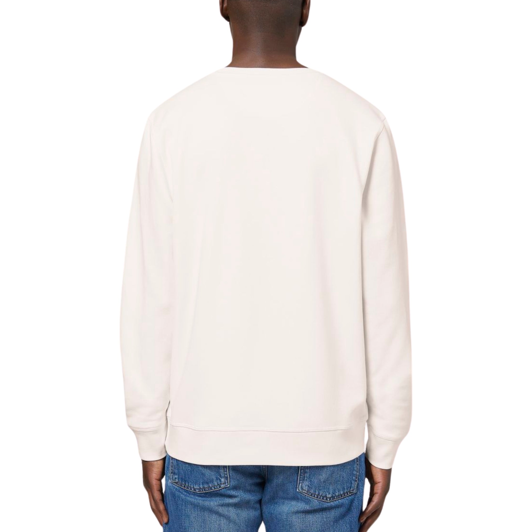 Statement Sweater Unisex Eco Vintage White