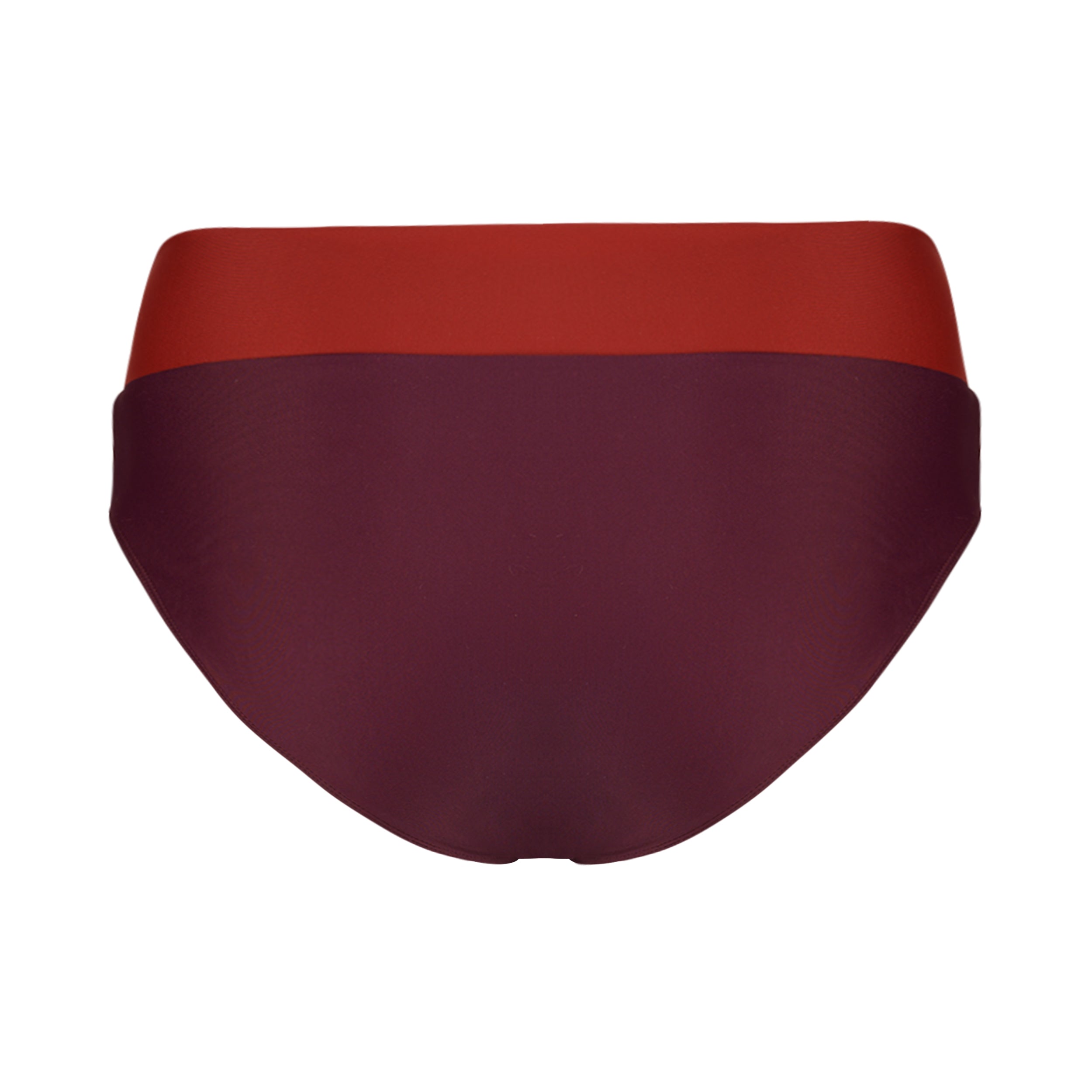2nd Life Soft Waist Bikini Hose FLOW Beere Dunkelrot