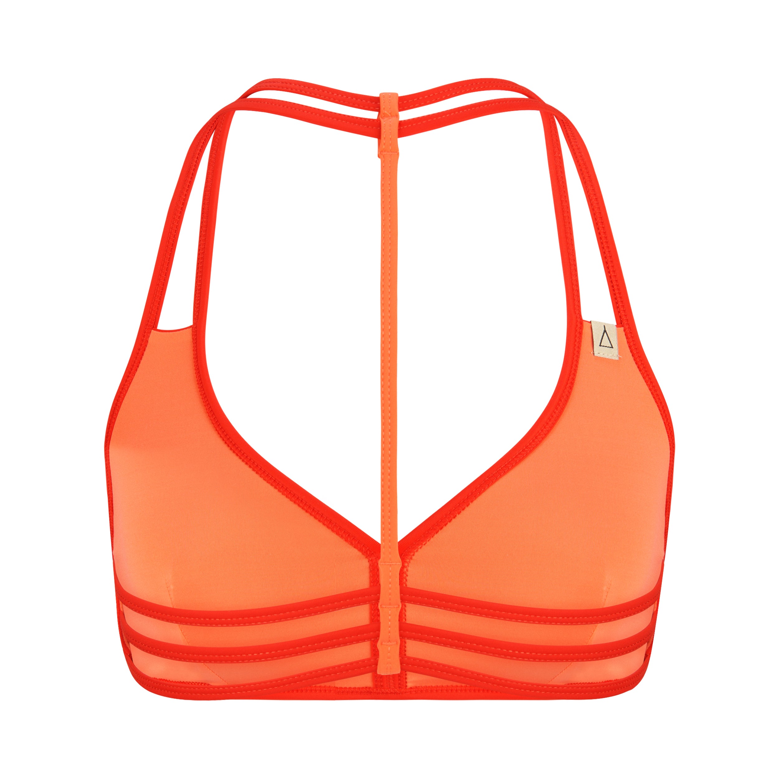 Neckholder Bikini Oberteil FREE Rot