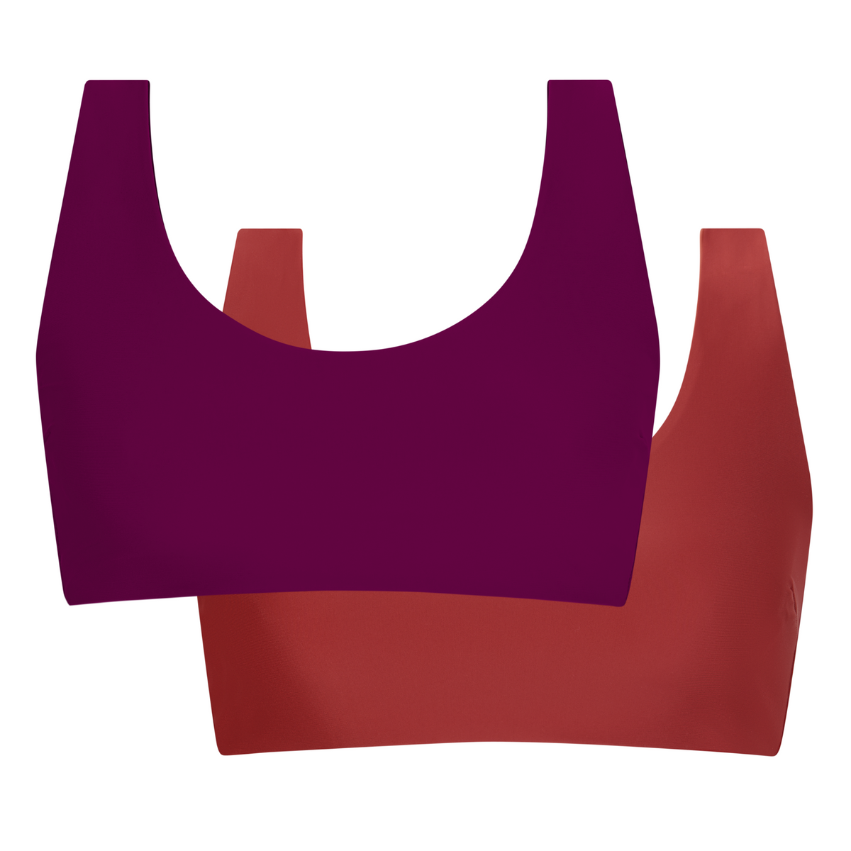 2nd Life Wendbares Bikini Oberteil PURE Beere Dunkelrot