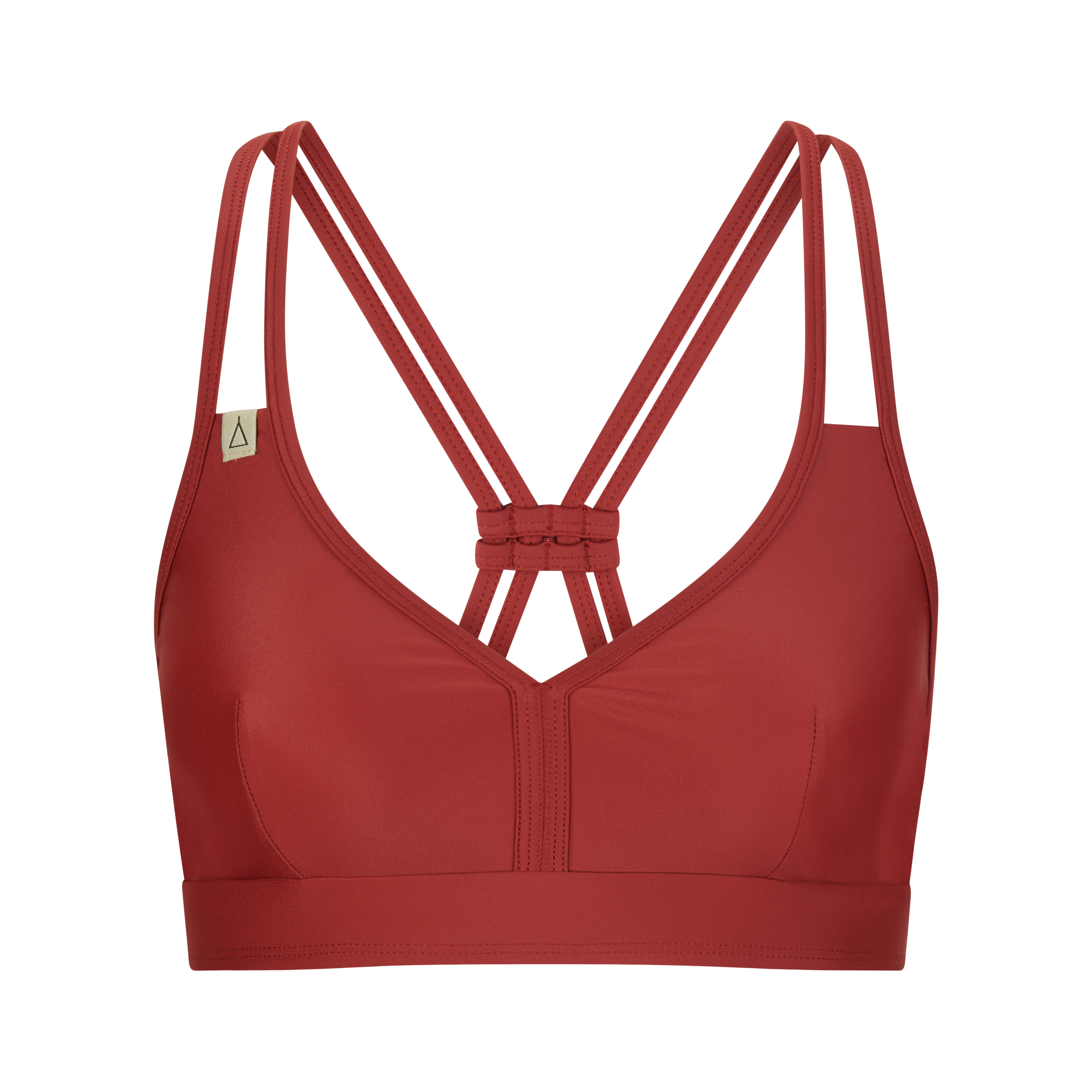 2nd Life Sportbikini Oberteil WILD Dunkelrot