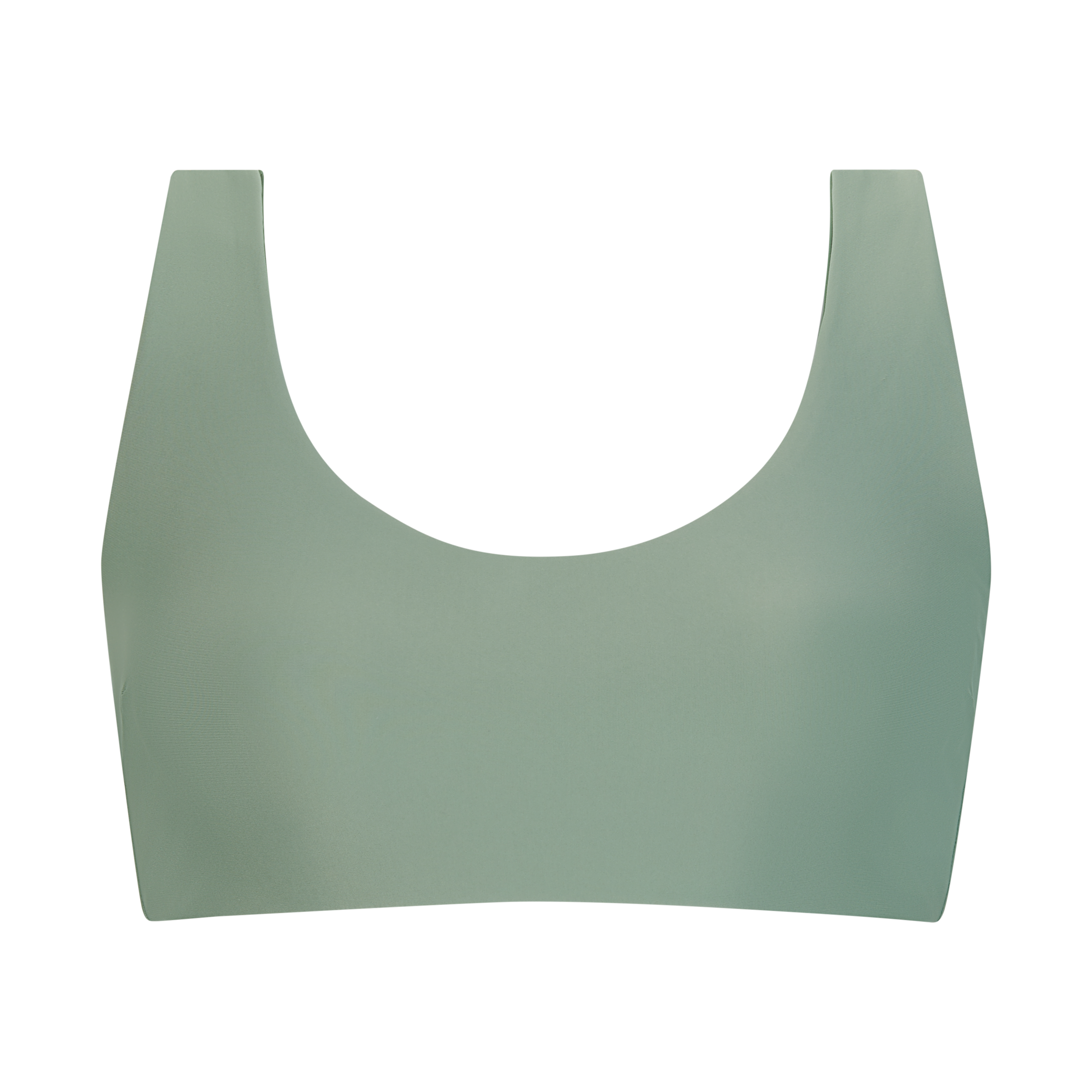 2nd Life Wendbares Bikini Oberteil PURE Khaki Moosgrün