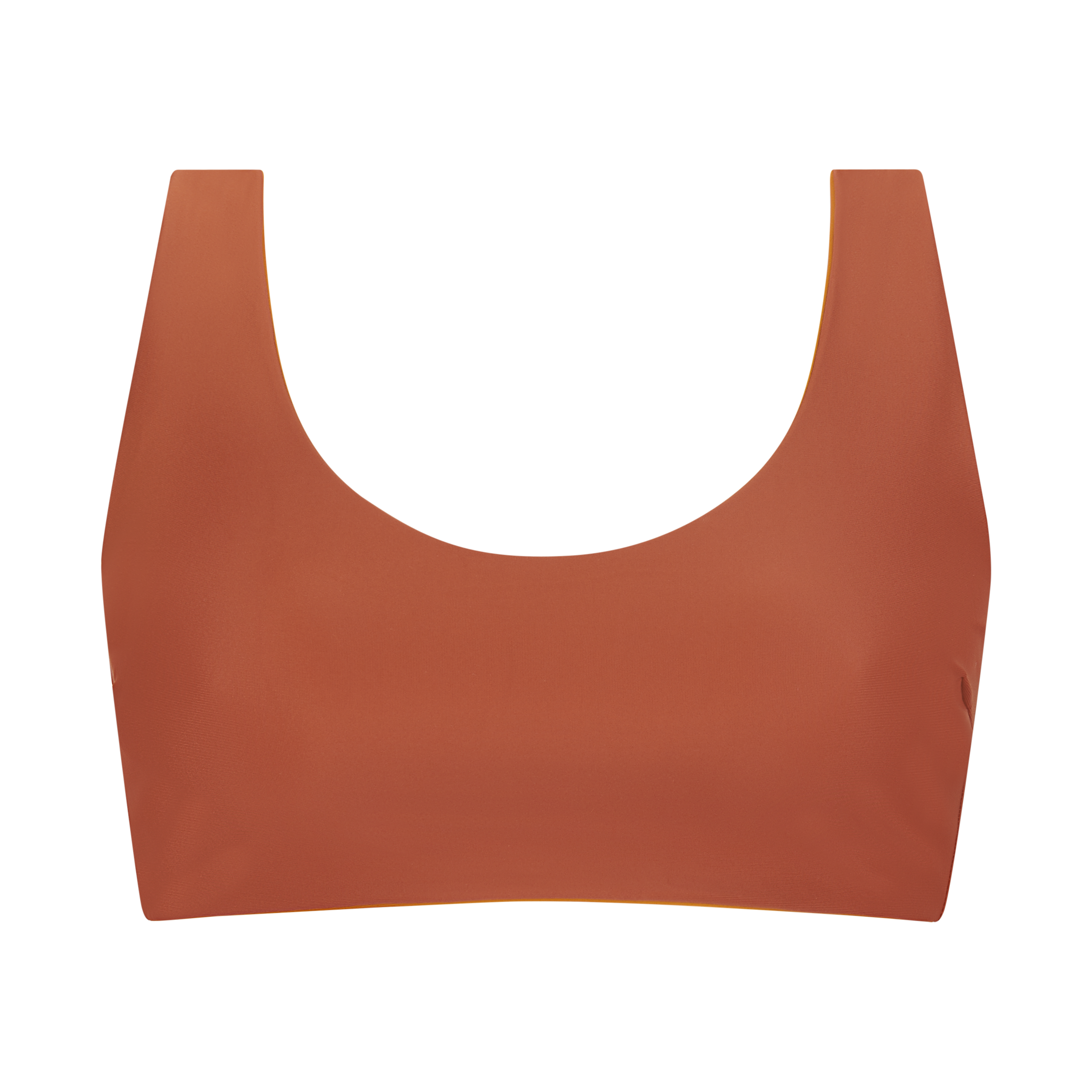 Reversible Bikini Top PURE Amber Earth