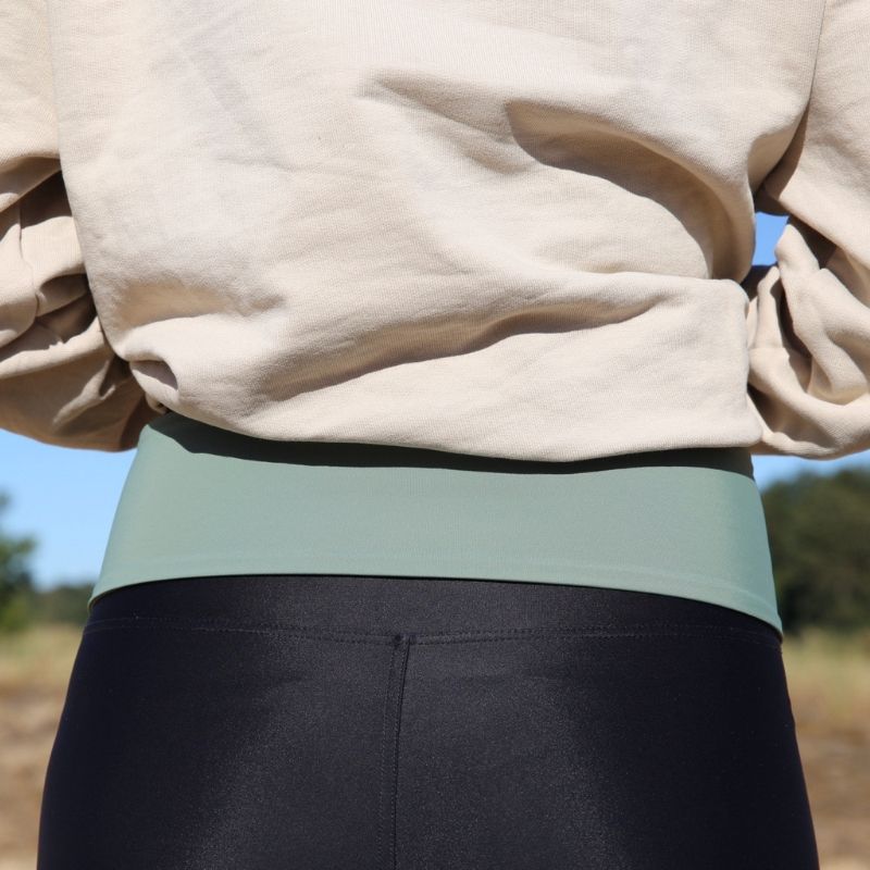 Upcycling  Laufgürtel Khaki