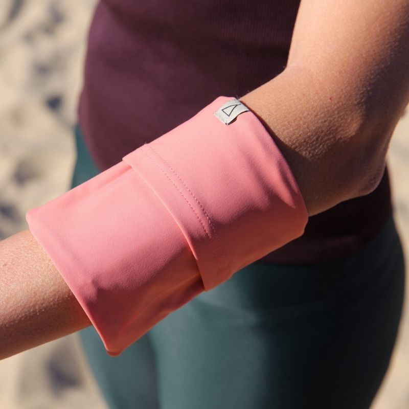 Upcycling  Armtasche Rosé
