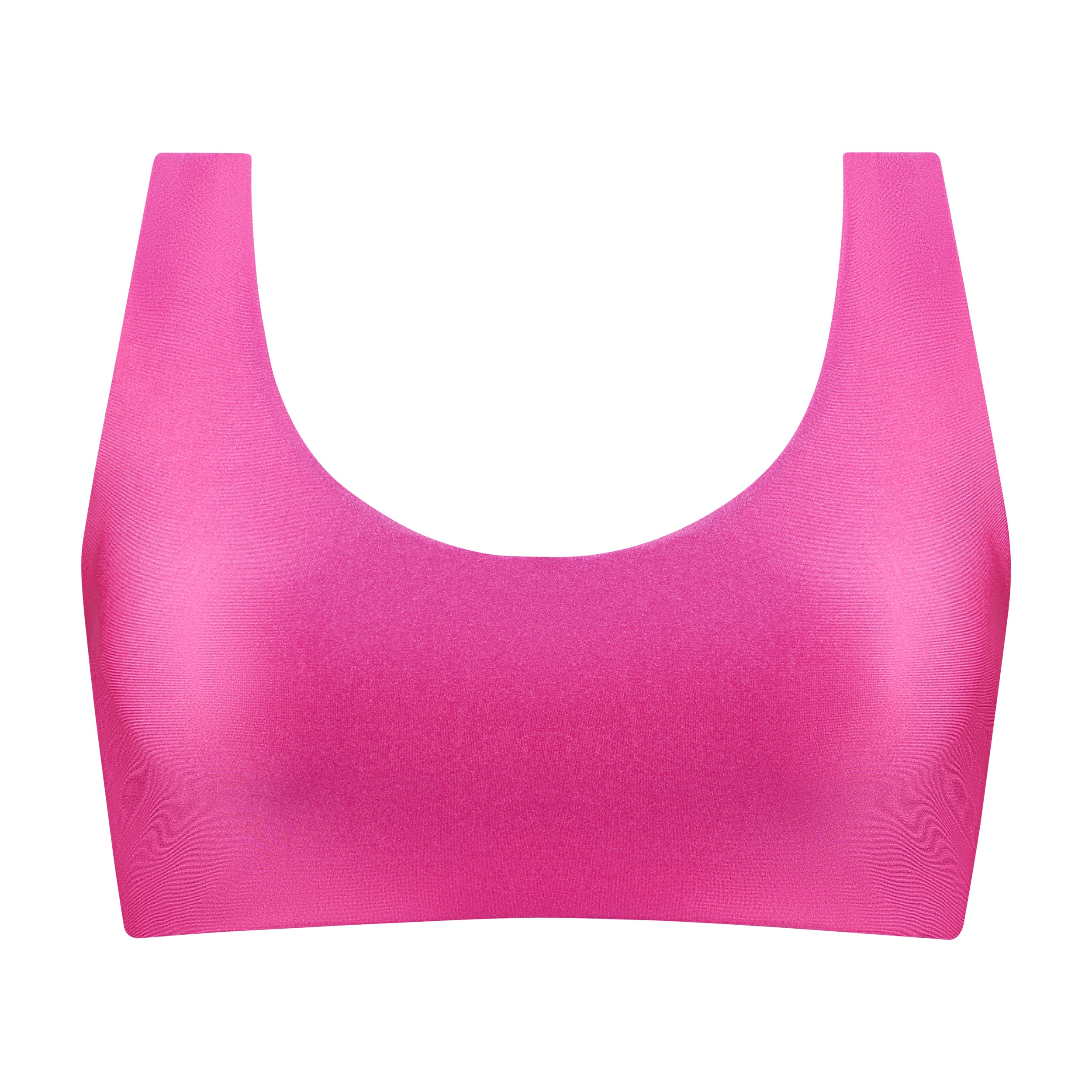 INASKA Bikini Oberteil 2024 mit Color Blocking Limited Edition SHINE mit pinker Vorderseite