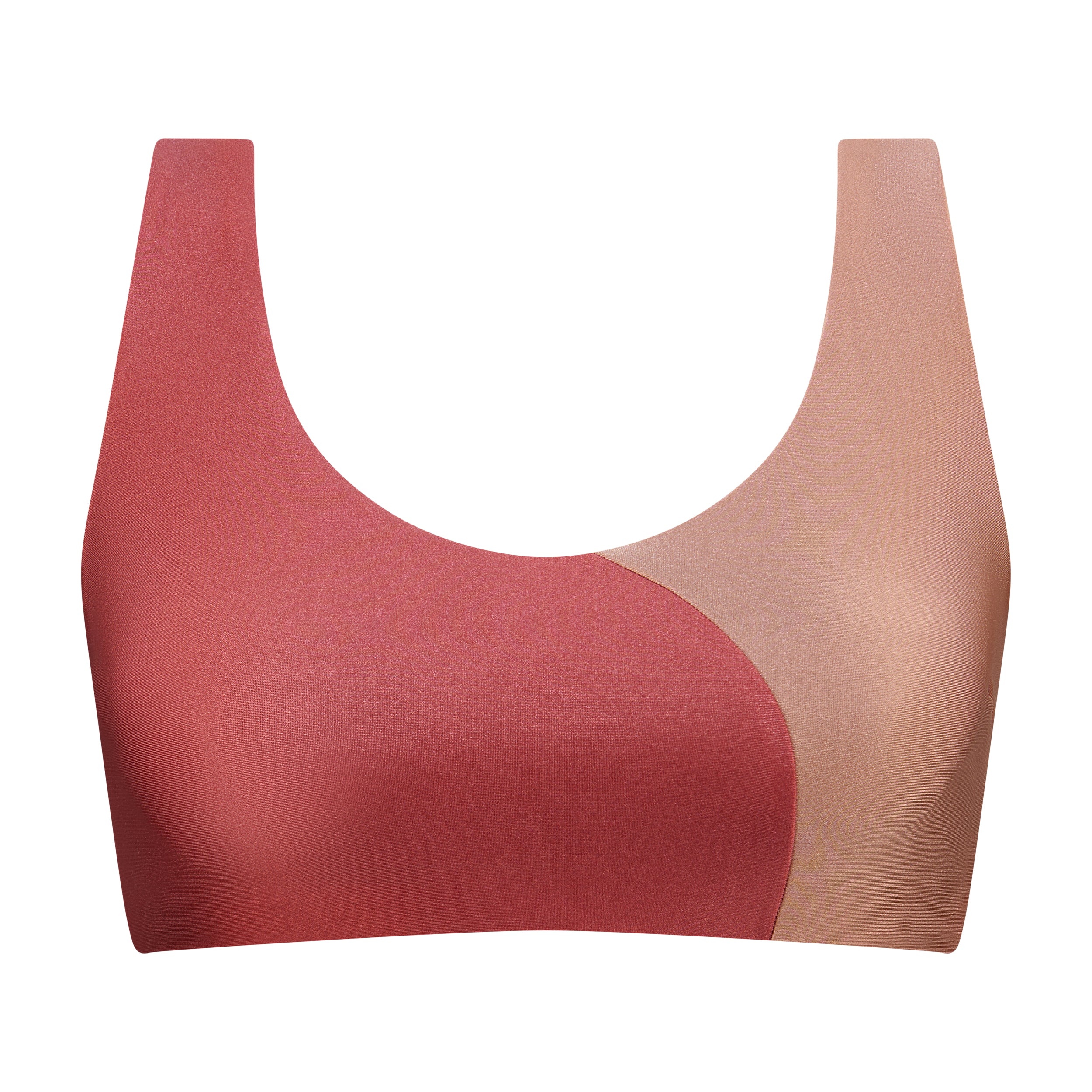 Bikini Oberteil mit Color Blocking von INASKA als Limited Edition SHINE von vorne