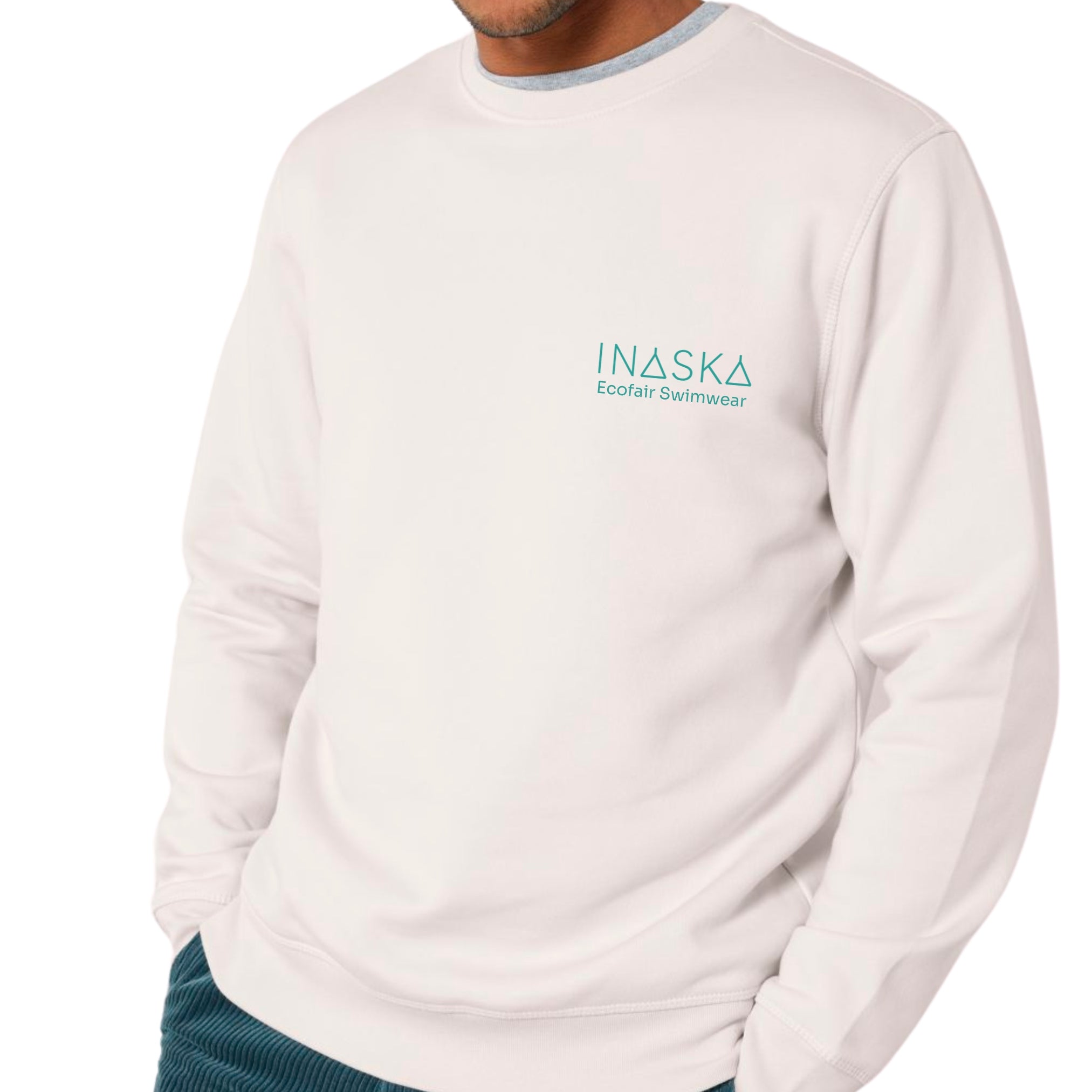 INASKA Sweater Unisex Vintage White