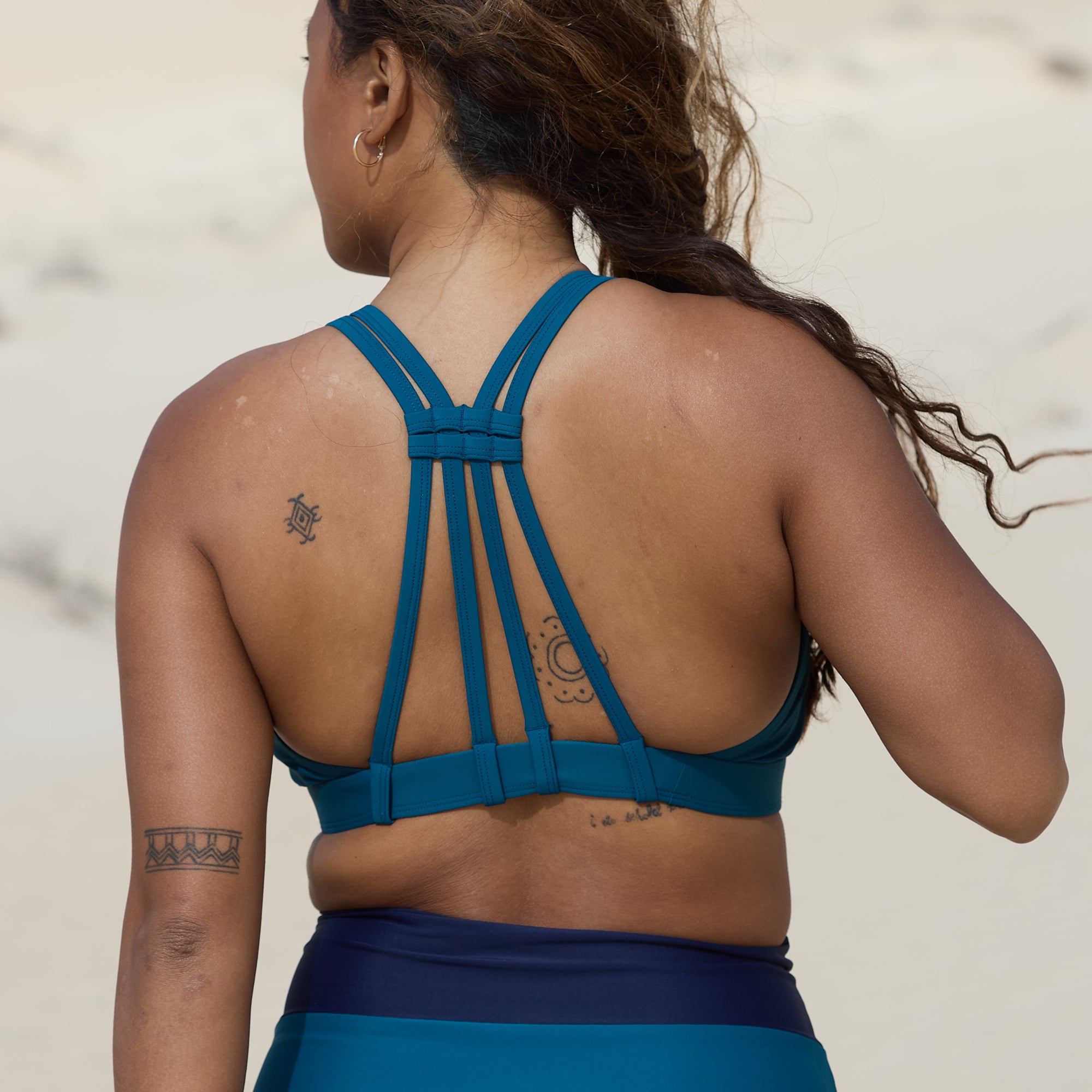 Sportbikini Oberteil WILD Petrol