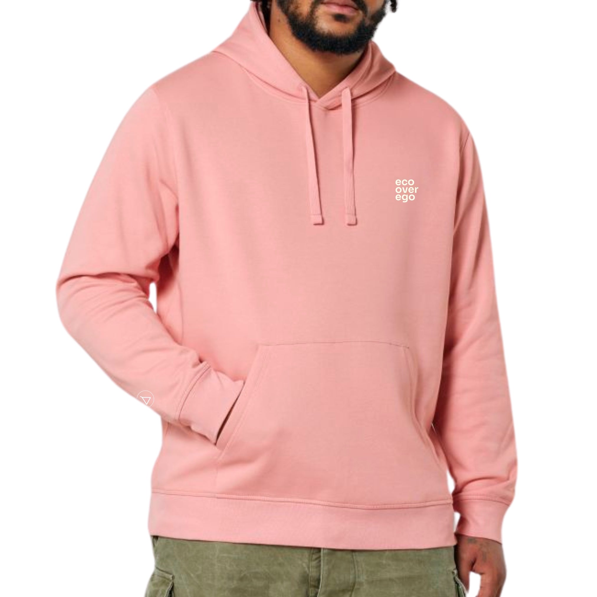 Statement Hoodie Unisex Eco Soft Pink