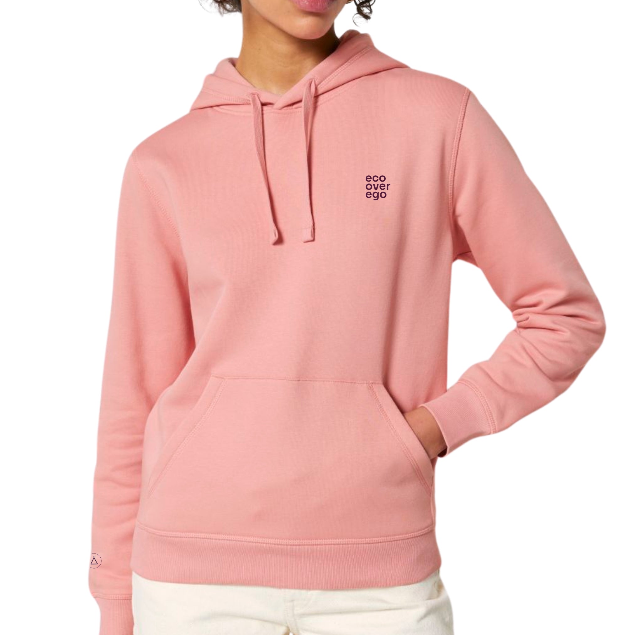 Statement Hoodie Unisex Eco Soft Pink