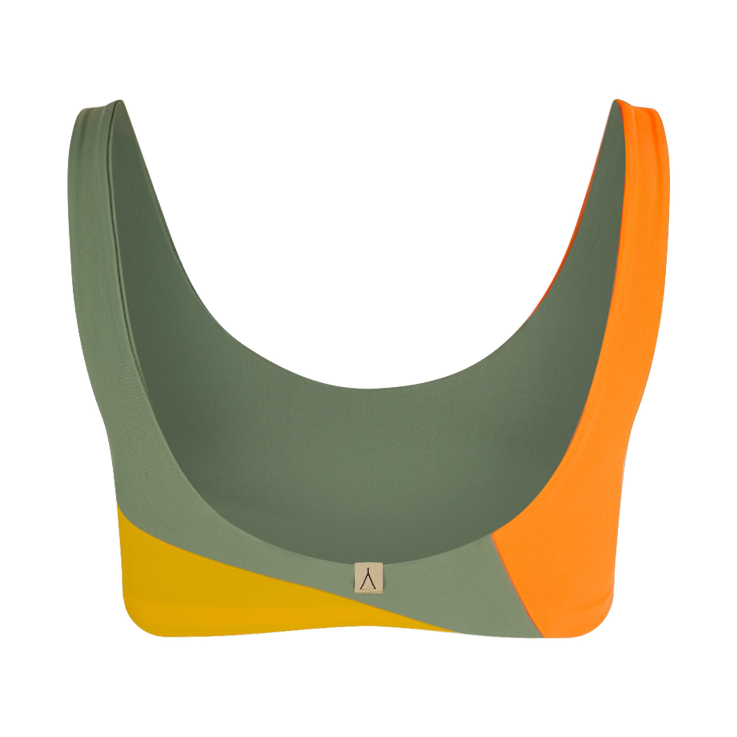 Inaska-Leftover-Kollektion-PURE-Bikini-Top-Khaki-Neon-Orange