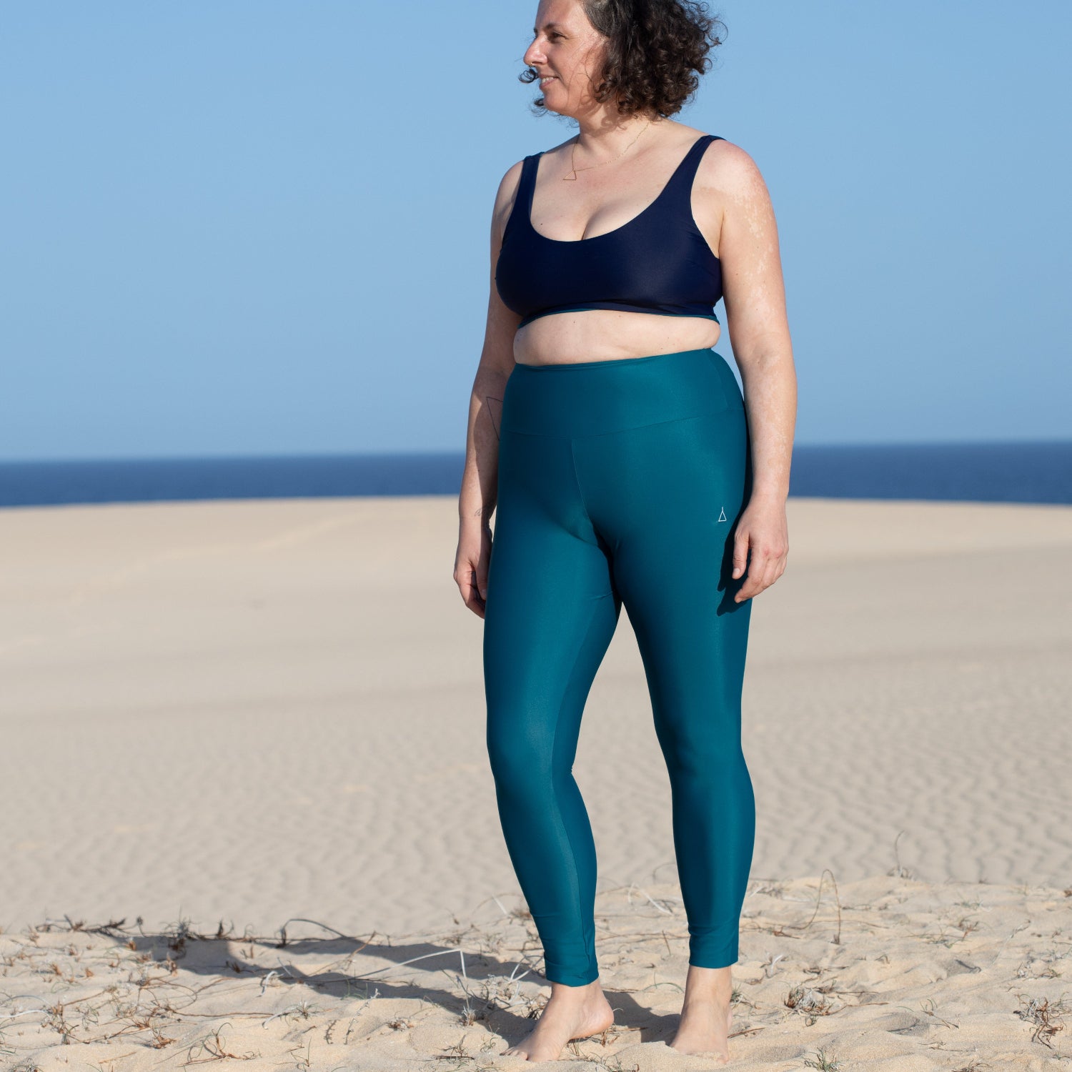 High Waist Leggings CHILL Petrol