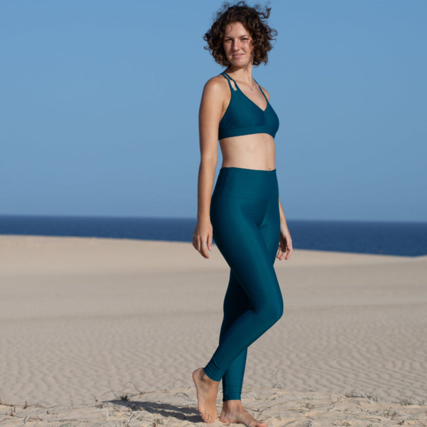 High Waist Leggings CHILL Petrol
