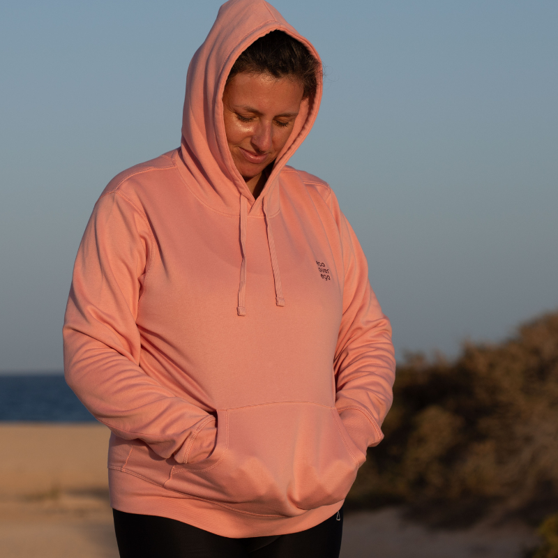 Statement Hoodie Unisex Eco Soft Pink