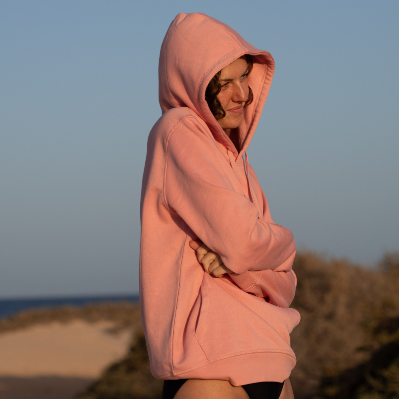 Statement Hoodie Unisex Eco Soft Pink